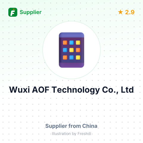 Wuxi AOF Technology Co., Ltd – summary card, no photo uploaded yet