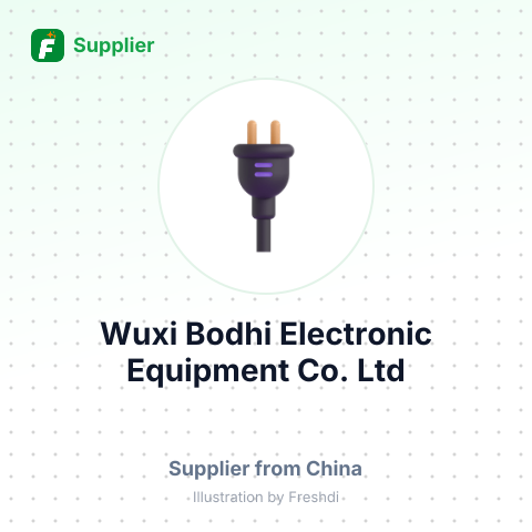 Wuxi Bodhi Electronic Equipment Co.,Ltd – summary card, no photo uploaded yet