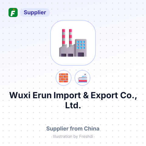 Wuxi Erun Import & Export Co., Ltd. – summary card, no photo uploaded yet