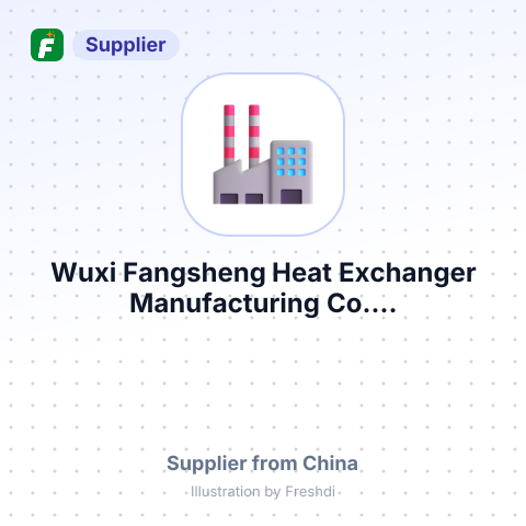 Wuxi Fangsheng Heat Exchanger Manufacturing Co.... – summary card, no photo uploaded yet