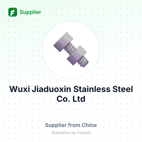 Wuxi Jiaduoxin Stainless Steel Co., Ltd – summary card, no photo uploaded yet