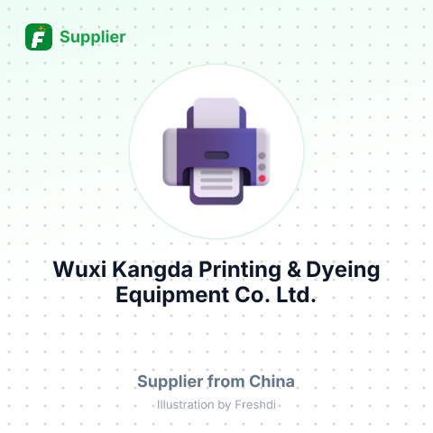 Wuxi Kangda Printing & Dyeing Equipment Co., Ltd. – summary card, no photo uploaded yet
