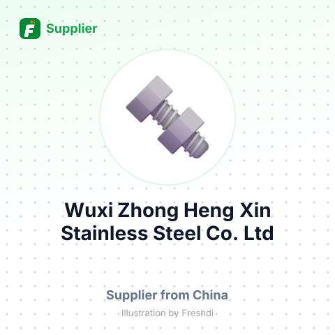 Wuxi Zhong Heng Xin Stainless Steel Co., Ltd – summary card, no photo uploaded yet
