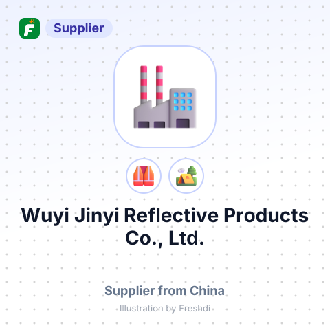 Wuyi Jinyi Reflective Products Co., Ltd. – summary card, no photo uploaded yet