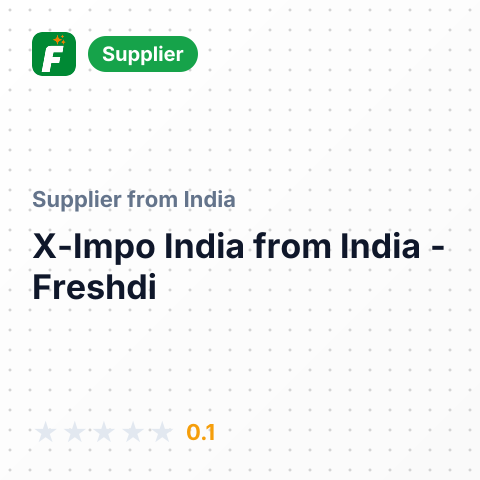 X-Impo India  – summary card, no photo uploaded yet