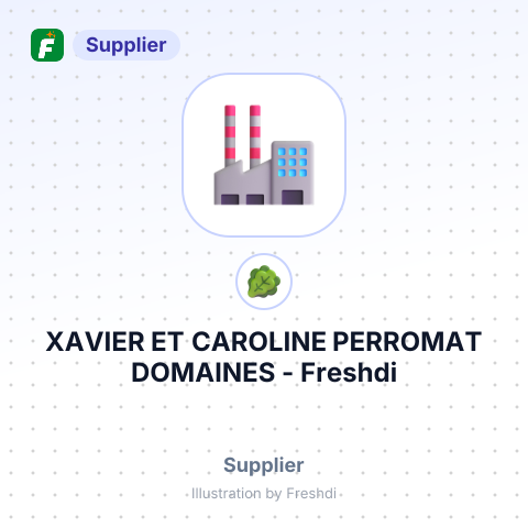 XAVIER ET CAROLINE PERROMAT DOMAINES – summary card, no photo uploaded yet