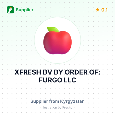 XFRESH BV BY ORDER OF: FURGO LLC – summary card, no photo uploaded yet