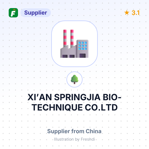 XI’AN SPRINGJIA BIO-TECHNIQUE CO.LTD – summary card, no photo uploaded yet