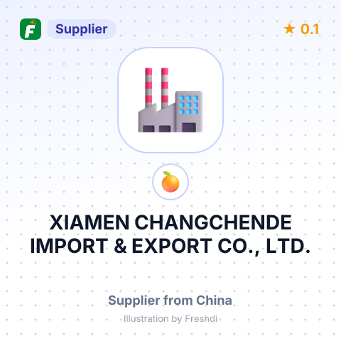XIAMEN CHANGCHENDE IMPORT & EXPORT CO., LTD. – summary card, no photo uploaded yet