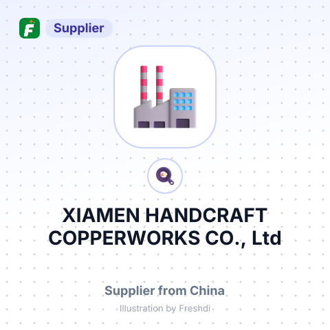 XIAMEN HANDCRAFT COPPERWORKS CO., Ltd – summary card, no photo uploaded yet