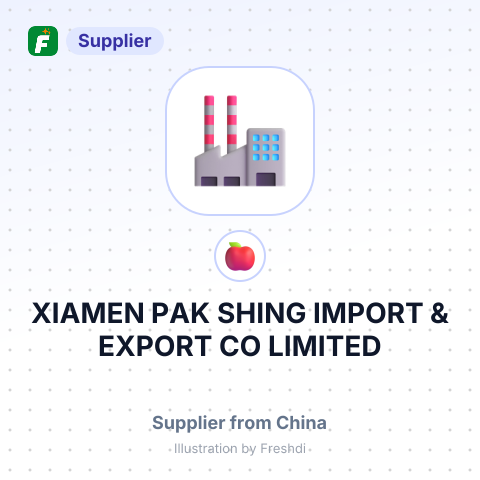XIAMEN PAK SHING IMPORT & EXPORT CO LIMITED – summary card, no photo uploaded yet
