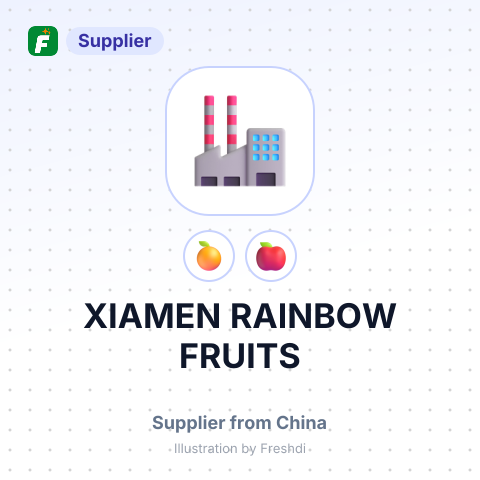 XIAMEN RAINBOW FRUITS – summary card, no photo uploaded yet