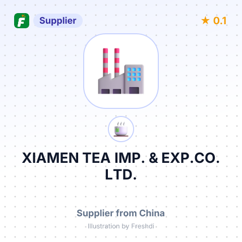 XIAMEN TEA IMP. & EXP.CO., LTD. – summary card, no photo uploaded yet