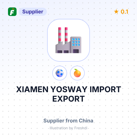 XIAMEN YOSWAY IMPORT EXPORT – summary card, no photo uploaded yet