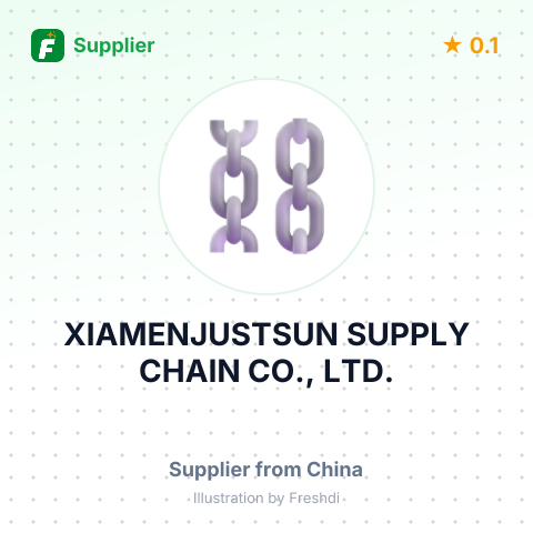 XIAMENJUSTSUN SUPPLY CHAIN CO., LTD. – summary card, no photo uploaded yet
