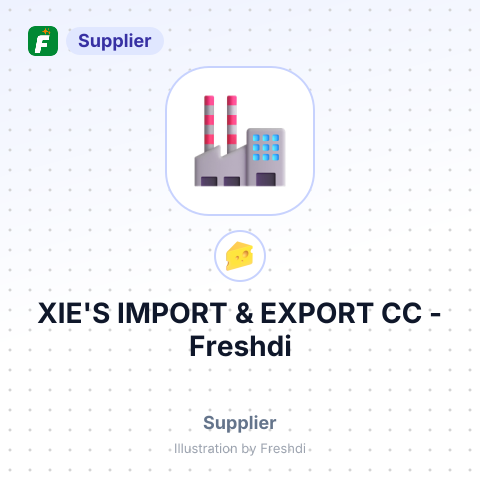 XIE'S IMPORT & EXPORT CC – summary card, no photo uploaded yet