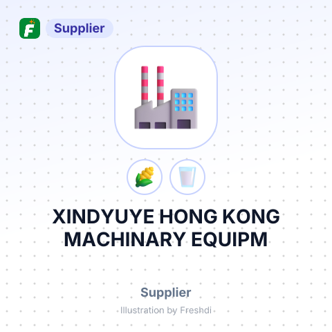XINDYUYE HONG KONG MACHINARY EQUIPM – summary card, no photo uploaded yet