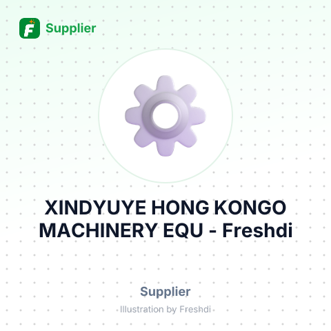 XINDYUYE HONG KONGO MACHINERY EQU – summary card, no photo uploaded yet