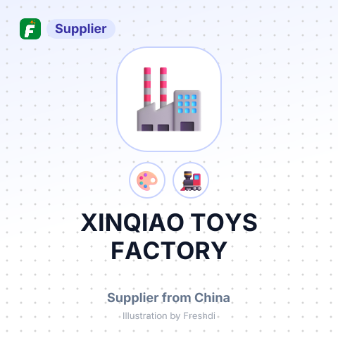 XINQIAO TOYS FACTORY – summary card, no photo uploaded yet