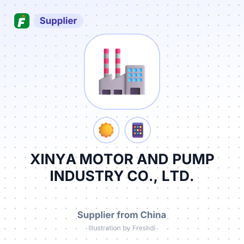 XINYA MOTOR AND PUMP INDUSTRY CO., LTD. – summary card, no photo uploaded yet