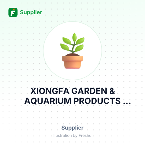XIONGFA GARDEN & AQUARIUM PRODUCTS CO.,LTD – summary card, no photo uploaded yet