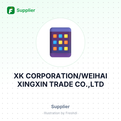 XK CORPORATION/WEIHAI XINGXIN TRADE CO.,LTD – summary card, no photo uploaded yet