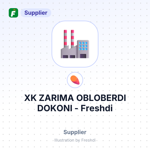 XK ZARIMA OBLOBERDI DOKONI – summary card, no photo uploaded yet