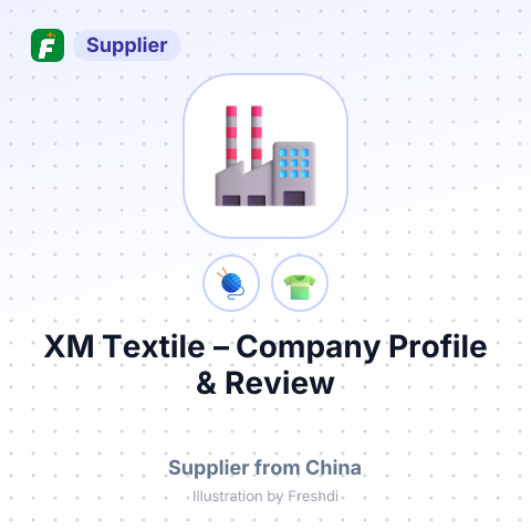 XM Textile – summary card, no photo uploaded yet