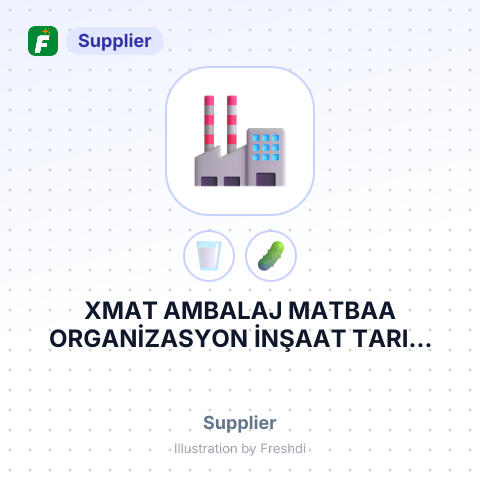 XMAT AMBALAJ MATBAA ORGANİZASYON İNŞAAT TARIM TURİZM SANAYİ VE TİCARET ANONİM ŞİRKETİ – summary card, no photo uploaded yet