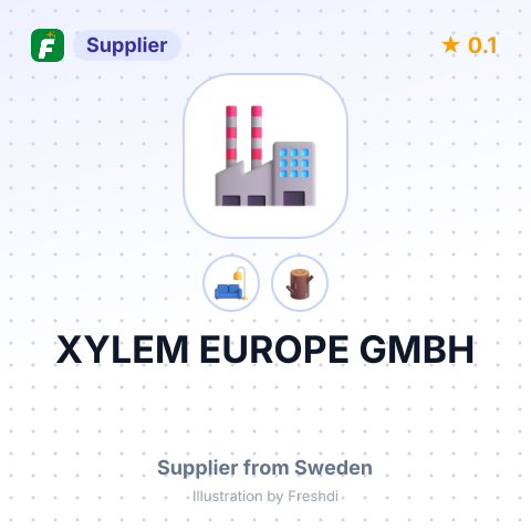 XYLEM EUROPE GMBH – summary card, no photo uploaded yet