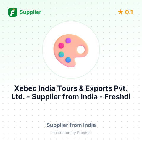 Xebec India Tours & Exports Pvt. Ltd.  – summary card, no photo uploaded yet