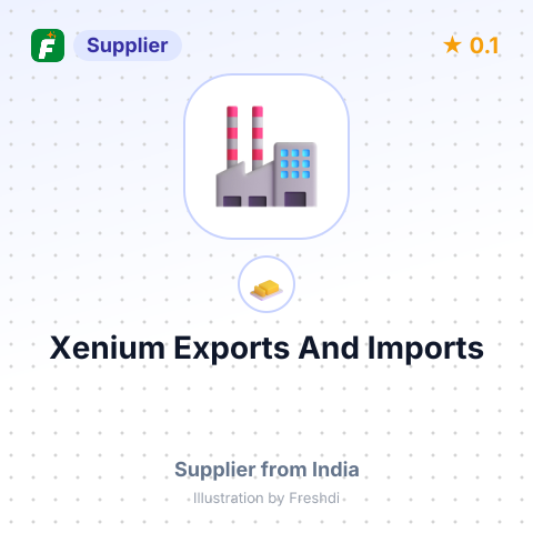 Xenium Exports And Imports – summary card, no photo uploaded yet