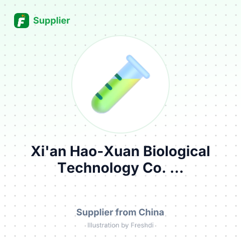 Xi'an Hao-Xuan Biological Technology Co., ... – summary card, no photo uploaded yet
