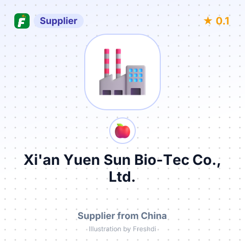 Xi'an Yuen Sun Bio-Tec Co., Ltd.  – summary card, no photo uploaded yet
