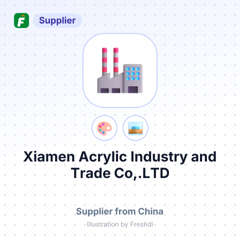 Xiamen Acrylic Industry and Trade Co,.LTD – summary card, no photo uploaded yet