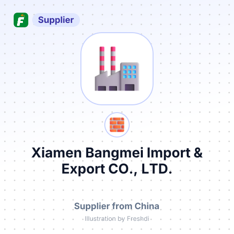 Xiamen Bangmei Import & Export CO., LTD. – summary card, no photo uploaded yet