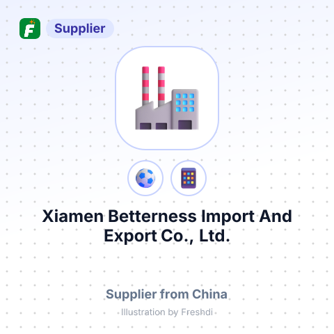 Xiamen Betterness Import And Export Co., Ltd. – summary card, no photo uploaded yet