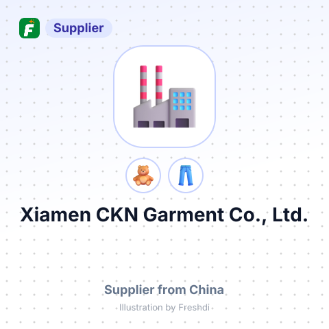 Xiamen CKN Garment Co., Ltd. – summary card, no photo uploaded yet