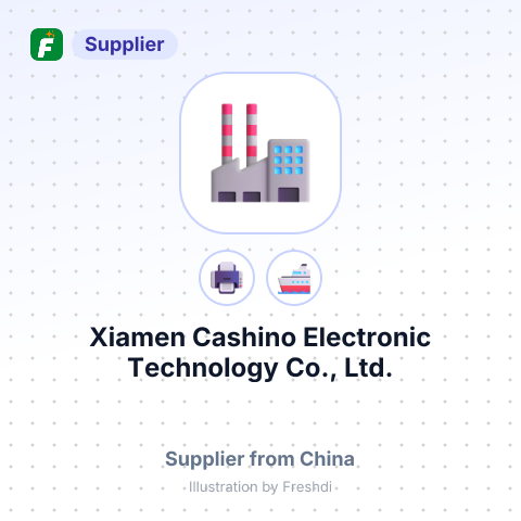 Xiamen Cashino Electronic Technology Co., Ltd. – summary card, no photo uploaded yet