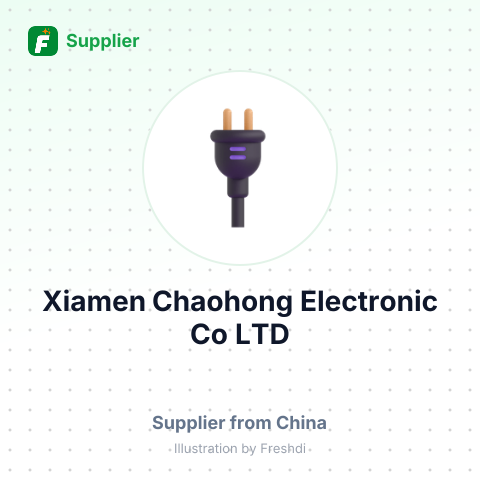 Xiamen Chaohong Electronic Co,LTD – summary card, no photo uploaded yet