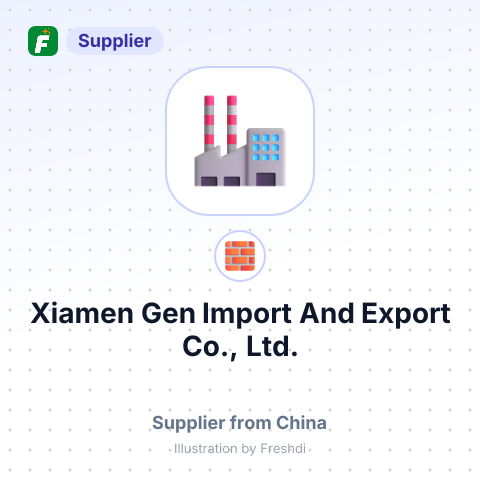 Xiamen Gen Import And Export Co., Ltd. – summary card, no photo uploaded yet