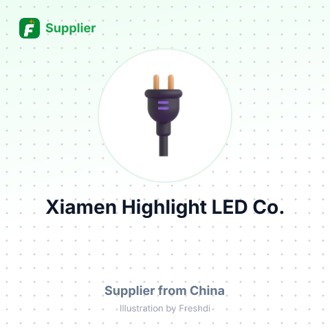 Xiamen Highlight LED Co., – summary card, no photo uploaded yet