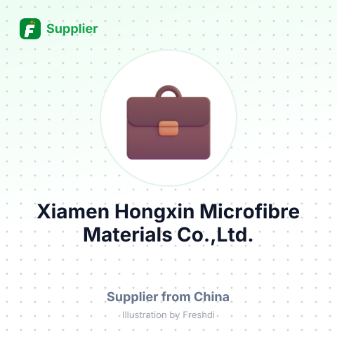 Xiamen Hongxin Microfibre Materials Co.,Ltd. – summary card, no photo uploaded yet