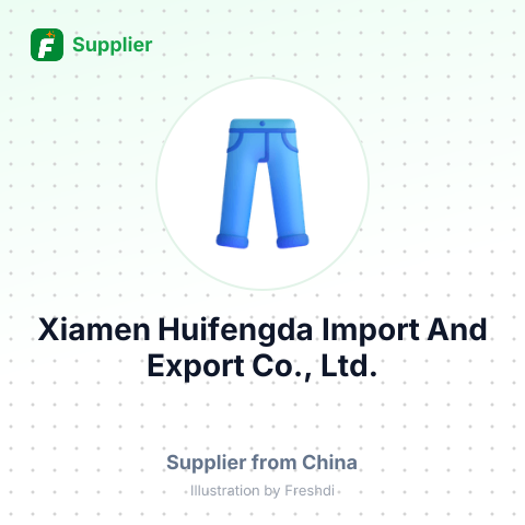 Xiamen Huifengda Import And Export Co., Ltd. – summary card, no photo uploaded yet