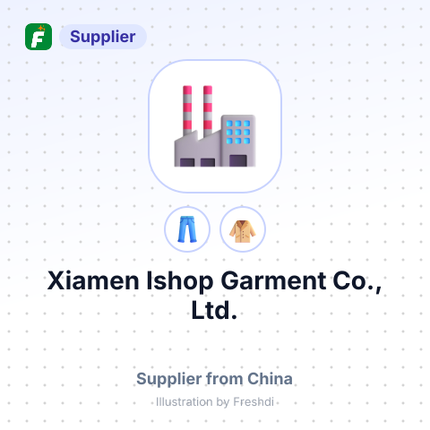 Xiamen Ishop Garment Co., Ltd. – summary card, no photo uploaded yet
