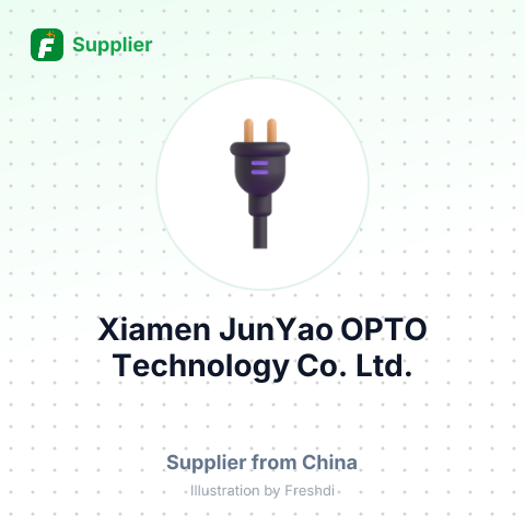 Xiamen JunYao OPTO Technology Co., Ltd. – summary card, no photo uploaded yet