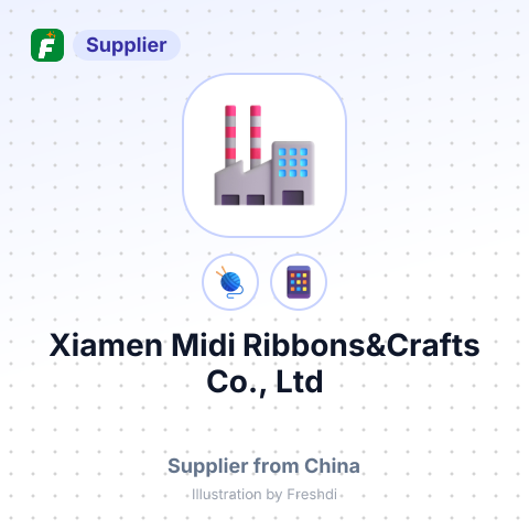Xiamen Midi Ribbons&Crafts Co., Ltd – summary card, no photo uploaded yet