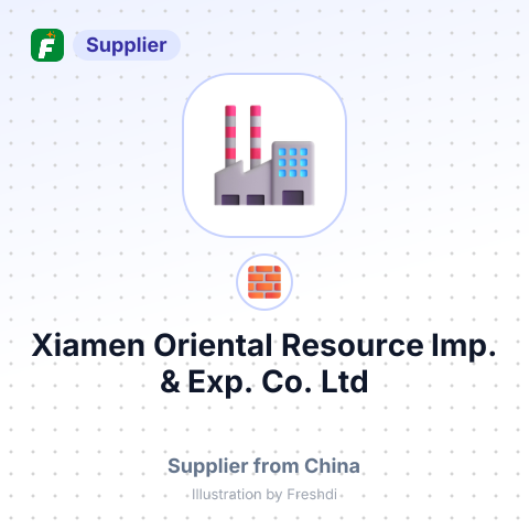 Xiamen Oriental Resource Imp. & Exp. Co.,Ltd – summary card, no photo uploaded yet