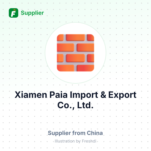 Xiamen Paia Import & Export Co., Ltd. – summary card, no photo uploaded yet