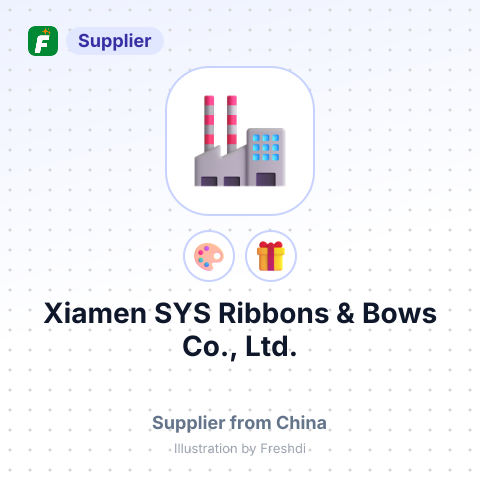 Xiamen SYS Ribbons & Bows Co., Ltd. – summary card, no photo uploaded yet